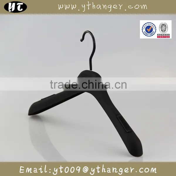 HA6984 White Nonslip Rubber Coated Hanger Plastic Shirts Hanger photo-5