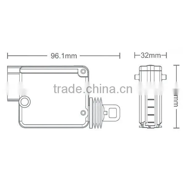 New 12V /24V DC Electric Car Door Lock Motor for Delica photo-2