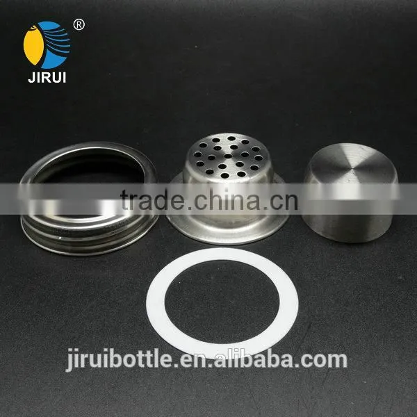 70mm Cocktail Shaker Stainless Steel Lid for Mason Jar photo-6