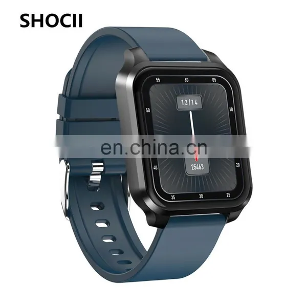 ECG PPG Monitor Body Temperature Blood Oxygen Detection Rubber Watch Band Pedometer Calories Milage E90 ECG PPG Smart Watch photo-5