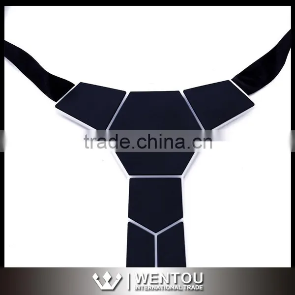 Wholesale Fashional Men Necktie The Geometric Shape Plastic Tie photo-4