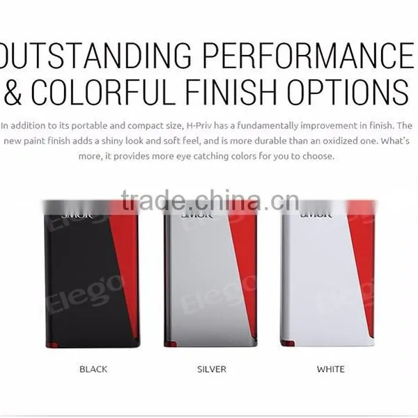 Smok 100% Original H-PRIV 220w TC Mod Fit for Micro TFV4 Tank Smoktech H-PRIV Kit Elego Wholesale photo-4