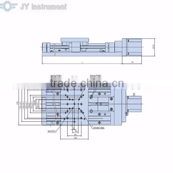 Motorized Linear Moveing Stage, Linear Translate Stage, Linear Translation Stage, Linear Stage/ 50-500mm photo-6