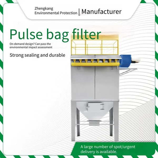 Industrial Cement Plant Silo Top Dust Collector, Small Single-unit Pulse Bag Dust Collector for Dust photo-2