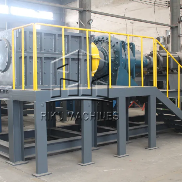 High Torque Steel Waste Crusher Bike Scrap Double Shaft Shredder Metal Shredder photo-3
