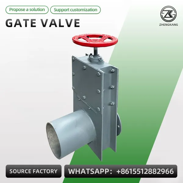 Carbon Steel Stainless Steel Slide Gate Valve Square Round Flange Knife Gate Valve photo-4