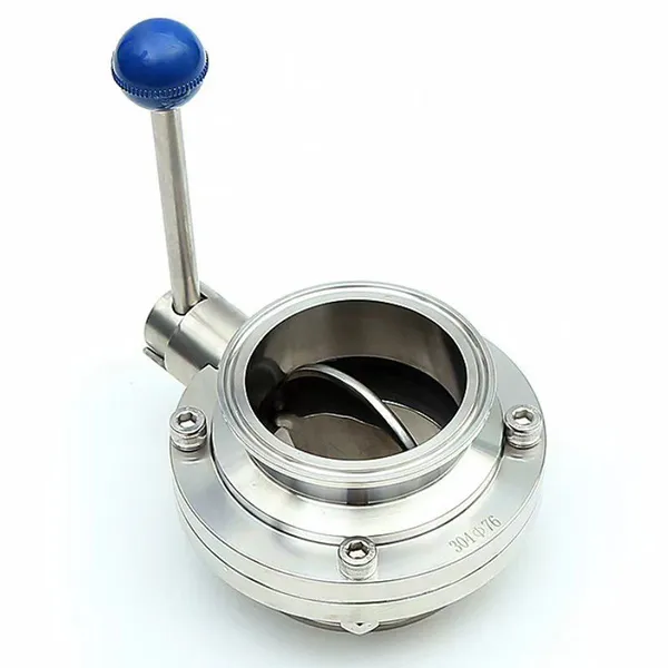 High Quality Stainless Steel Butterfly Valve Sanitary Grade Butterfly Valve