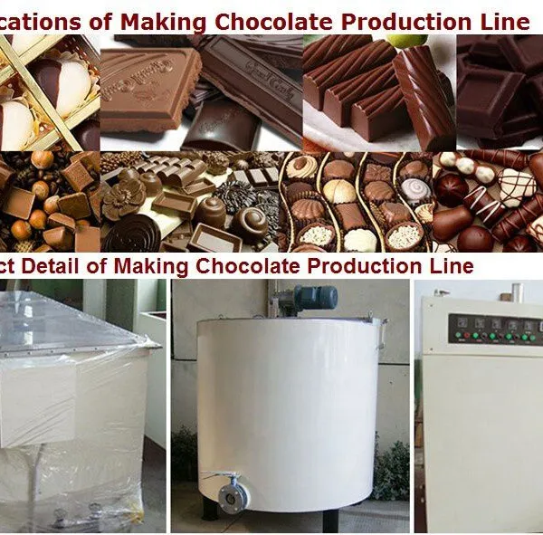 New Complete Automatic Chocolate Bar Candy Making Plant Core Including Pump Bearing Motor for Chocolate Cutting Coating Biscuit photo-5