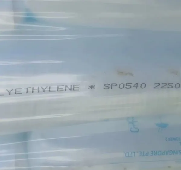 МЛЛДПЭ SP0540 гранулы полимера, низкий индекс расплава для повышения прочности