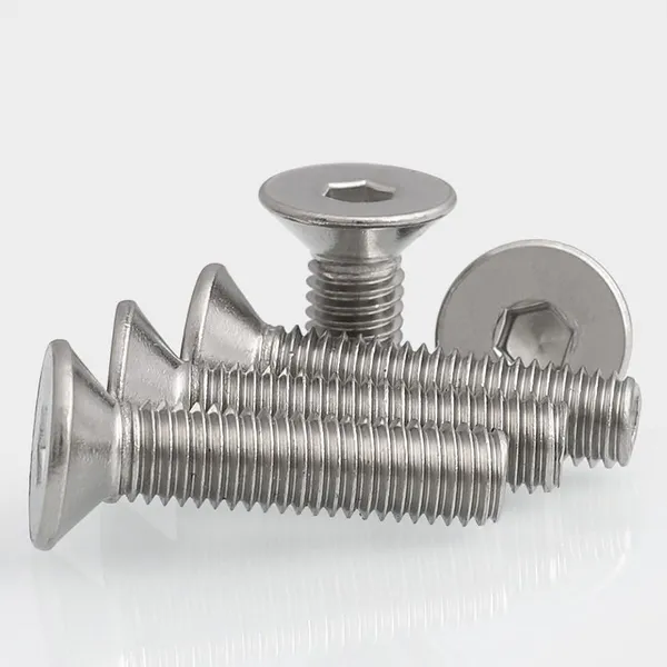 Grade 304 316 Csk Head Hex Slot Machine Screws DIN7991
