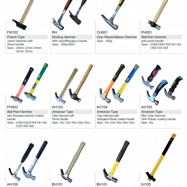 High Quality Carbon Steel Claw Hammer Wood Handle Hammers for Carpenter Building Repair Hardware Wholesale and OEM Custom Supply photo-5