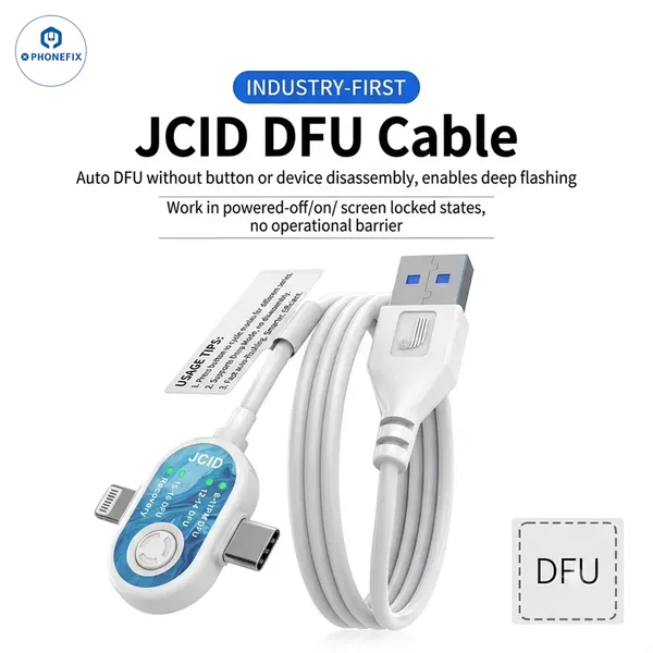 JCID One-Click DFU Recovery Cable for IOS & MacOS Flashing