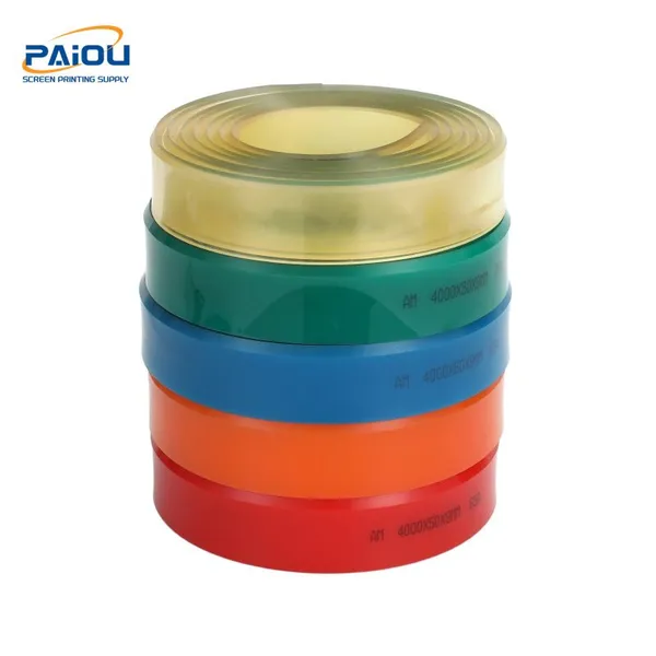 Popular Selling Polyurethane Screen Printing Squeegee Rubber Squeegee Blade photo-3