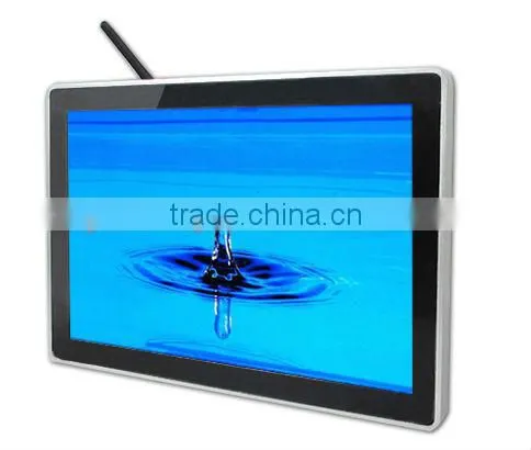 65" Wall Mounted Advertising Board All in One pc i3 Touch Screen Led Display Supermarket Lcd Advertising Screen Totem pc