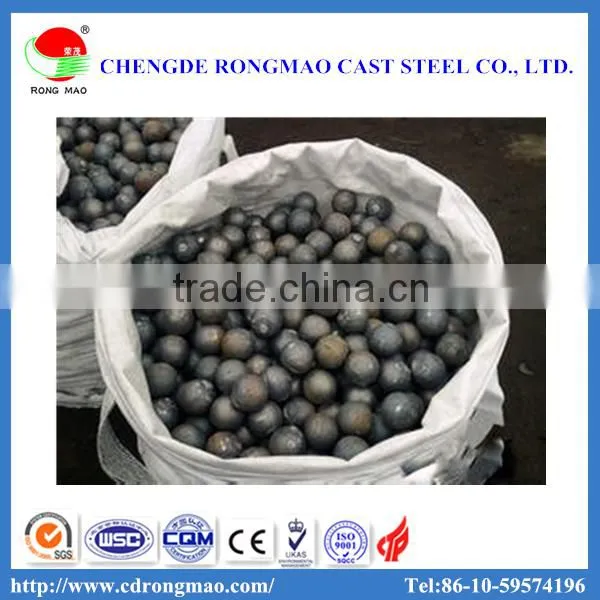 High Hardness and Impact Toughness Medium Chrome 80mm Grinding Steel Ball photo-2