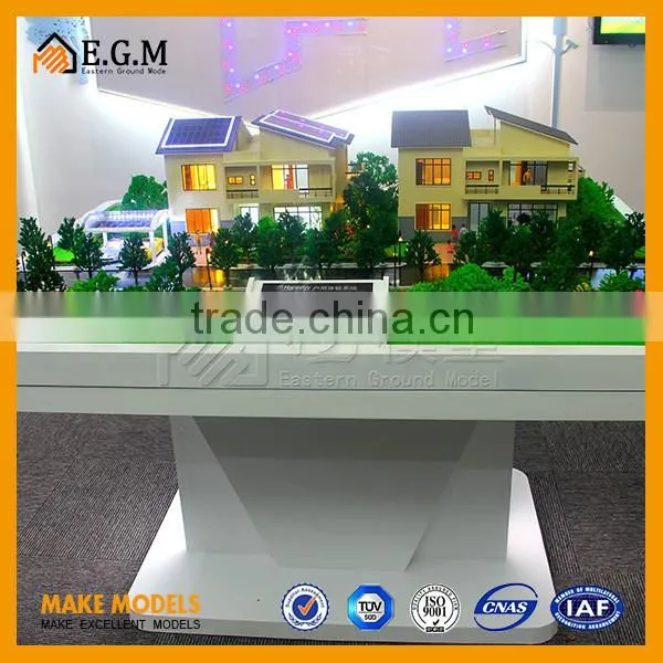 Miniature Solar Solar Energy Roof House Model photo-3