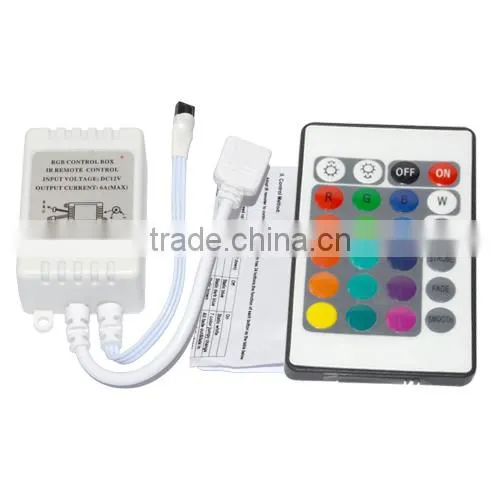 Led Strip Light Mini IR Remote Controller DC 12V For RGB SMD 5050 3014 3528 Fita Led String Ribbon Tape Wireless 24 Keys photo-2
