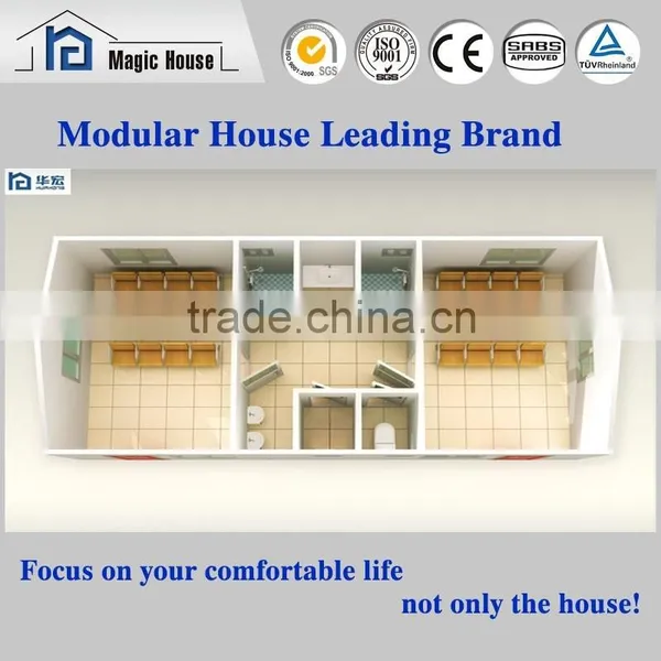 Modern Light Steel Foam Cement Panel Prefabricated Office Design photo-2