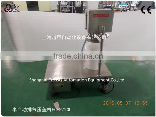 Stainless Steel 20l Paint Pail Plastic Lids Pressing Machine