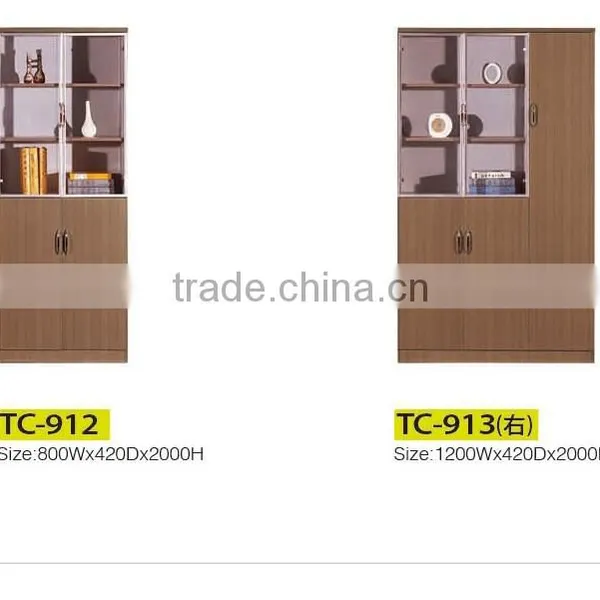 Three Doors Wood Filing Cabinet photo-3