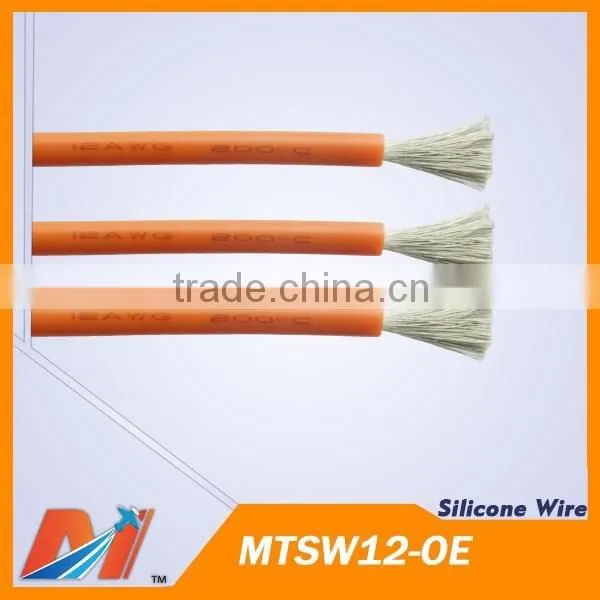 Maytech 12AWG Silicon Cable Flexible Silicone High Voltage Wire Orange Color EU ROHS and REACH Directive Standards Approved photo-3
