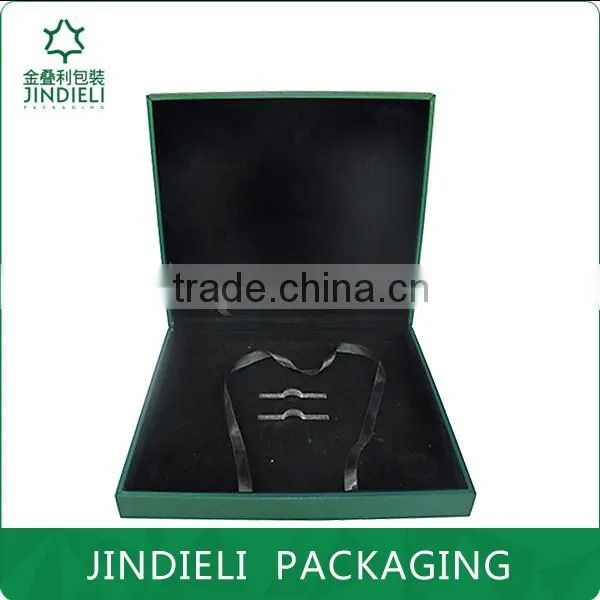Green Leather Wood Gift Packaging Box Collection photo-3