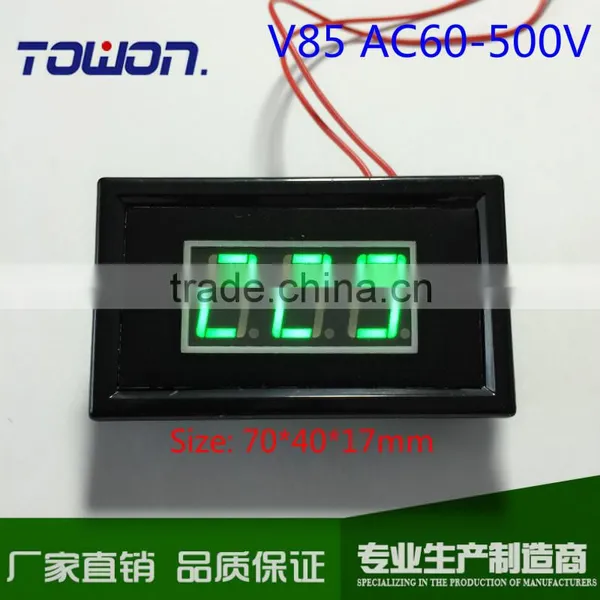 0.56" AC Digital Voltmeter AC60-500V Voltage Measurement Digital Voltage Panel Meter Red Blue Green Digital LED Display photo-3