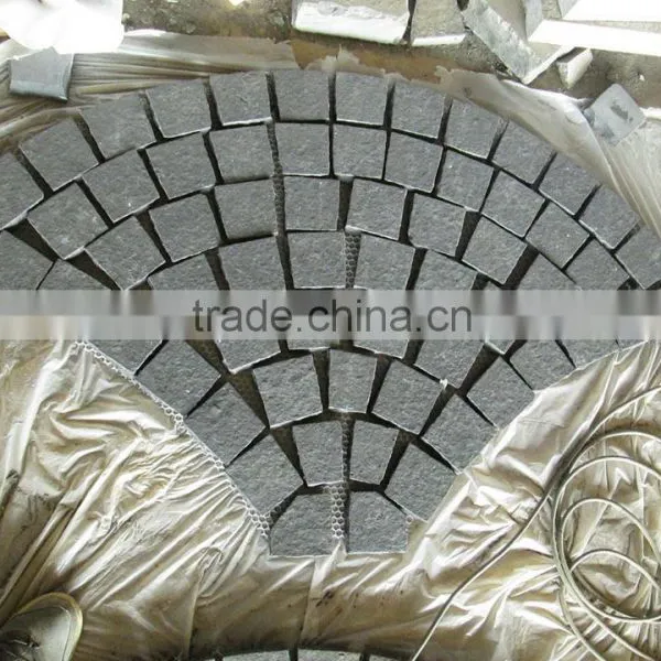 Fan Shape Paving Stone on Net photo-2