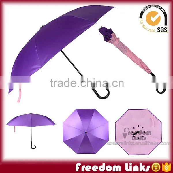 Inverted Umbrella Upside Down Double Layer