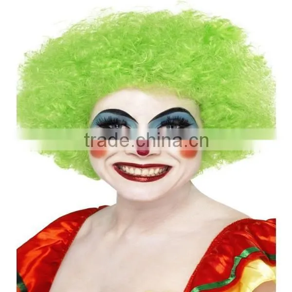 Multi Color Afro Wig Clown Disco Circus Costume Curly Hair Wig Adult Child photo-5