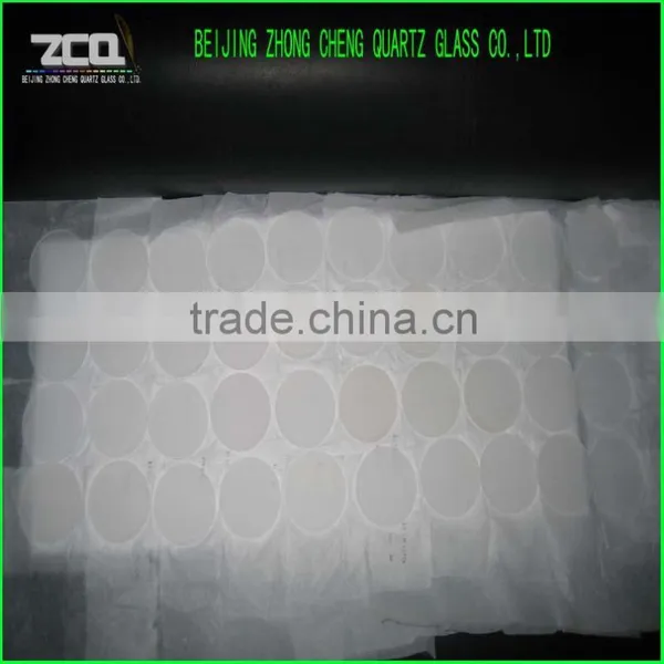 2016 The Newest Circular Frosted Quartz Glass Sheet photo-5