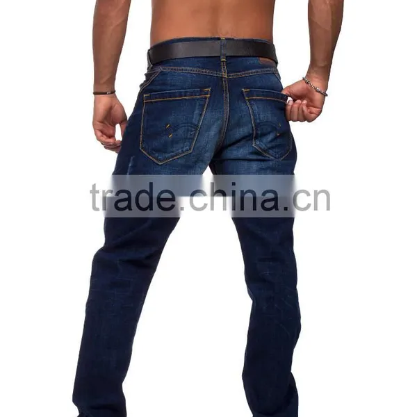 Custom Leather Logo Label All Brand Name Jeans photo-6