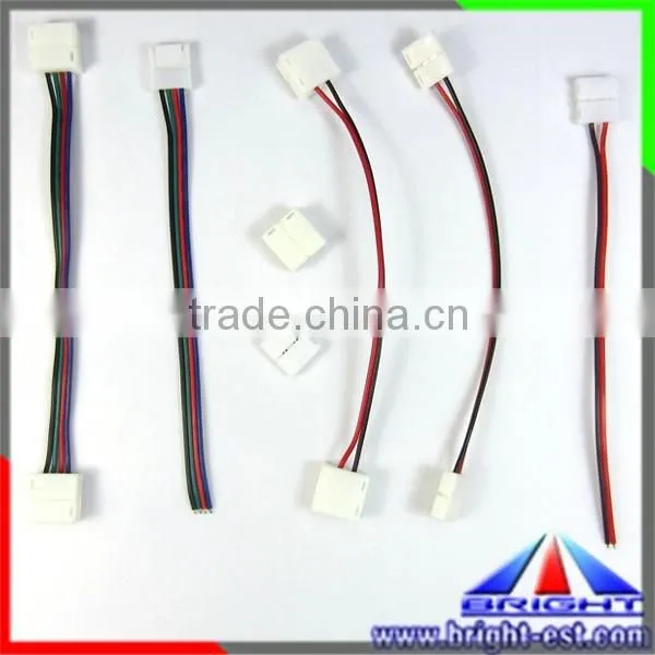 Solderless LED Light Connectors for Strips,8mm/10mm/12mm LED Connector,5050/3528 LED Strip Connectors for RGB and Single Color photo-2