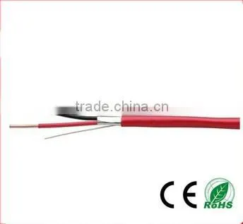 Red Fire security Solid Conductor 2 Core Fire Alarm Cable