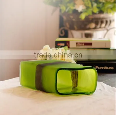 Green Handmade Glass Table Decorations photo-3