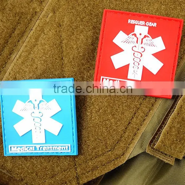 3d Soft Silicone PVC Rubber Patches/PVC Badges Garment Accessories photo-6