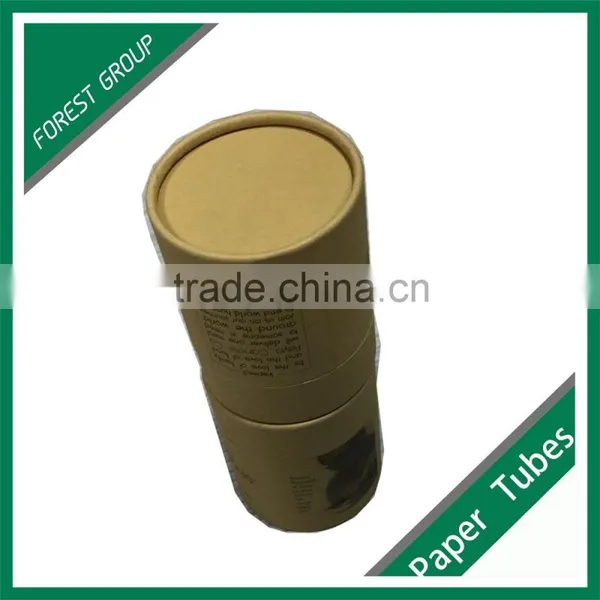 NATURE BROWN PAPER TUBE CUSTOM MAILING TUBES WITH LID photo-5