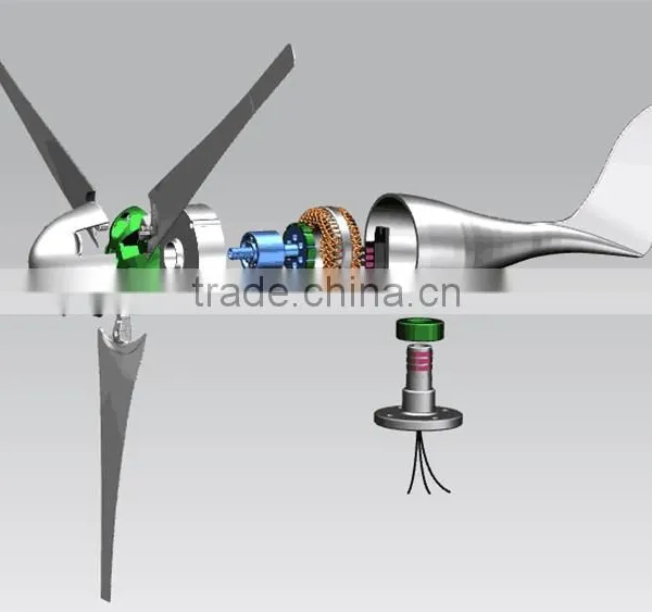 100w Portable Wind Generator 12v 24v photo-3