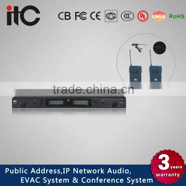 ITC Using UHF Double True Diversity Reception Classroom Sound System photo-6