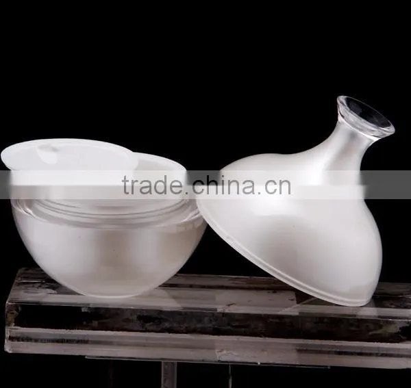 Mini Double Wall Clear Plastic Acrylic Jar for Luxury Cosmetic photo-2