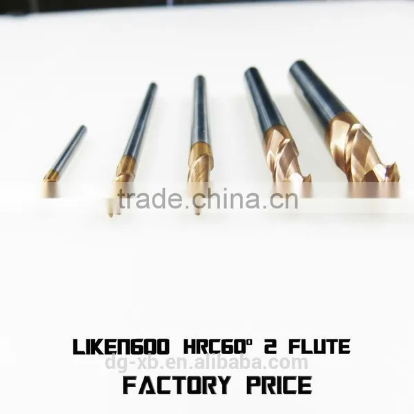 Liken600 High Quality HRC60 Ballnose Different Types of Cutting Tools photo-2