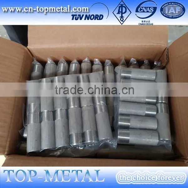 Stainless Steel Sch80 Npt Male Thread Nipple photo-2