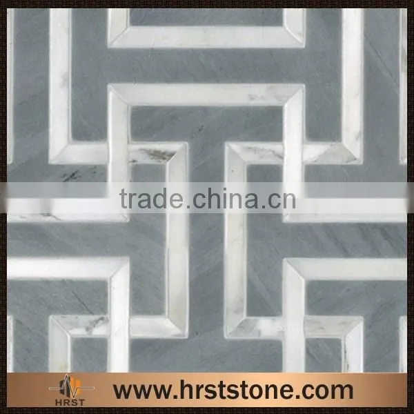 Home Design Oriental White Marble Mosaic Tiles photo-5