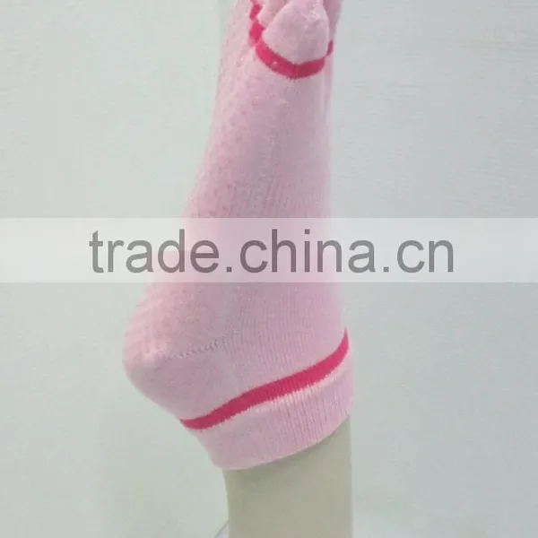 Ladies Stripe Yoga Pilates 5 Toe Non-slip Sock photo-4