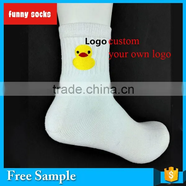 2016 Hot Sale Custom Embroidery Logo Anklet Socks photo-4