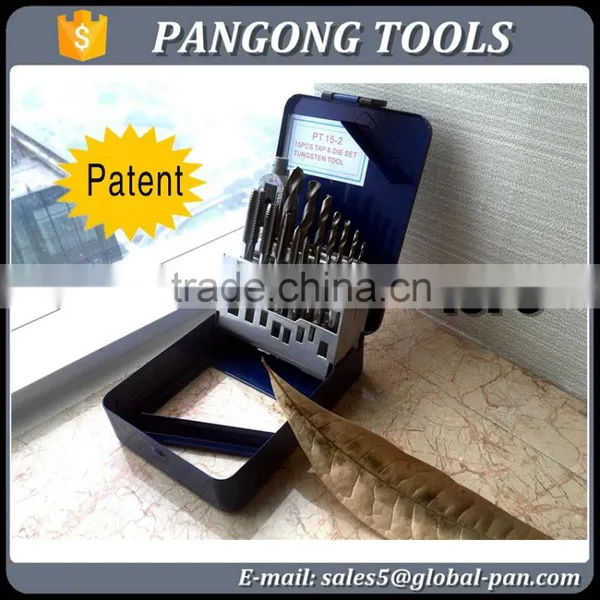 15piece Alloy or Hss Hand Tap and Drill Set photo-2