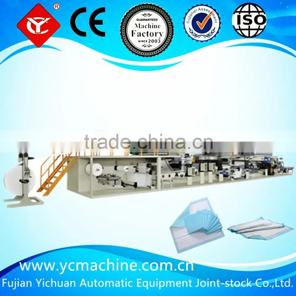 Full Automatic Disposable Under Pad Manufacturing Equipment
