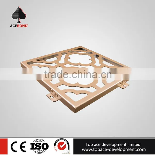 Hot Sale 300x300mm High Quality Aluminum Metal Exterior Wall Decorative Panel Indoor Shaped Ceiling photo-6