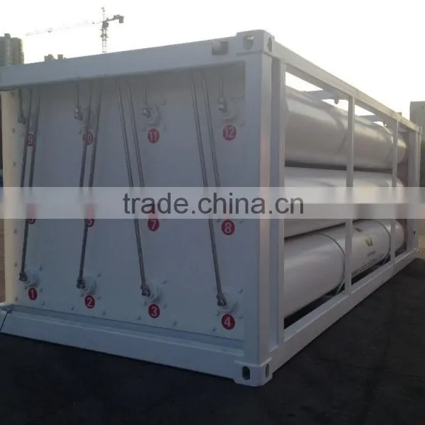 ISO11120 40feet OD559mm 12tubes CNG Jumbo Tube Skid photo-2