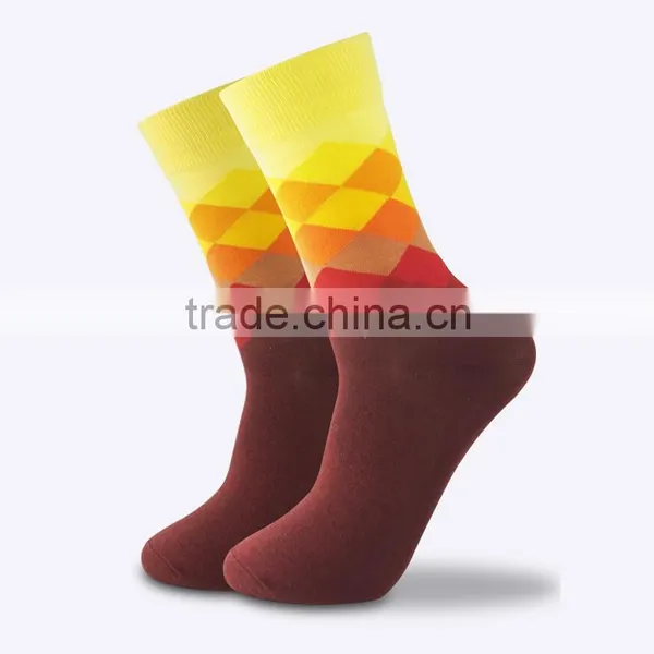 Custom Logo Dress Socks Long Sock High Quality Happy Knitted Socks photo-4